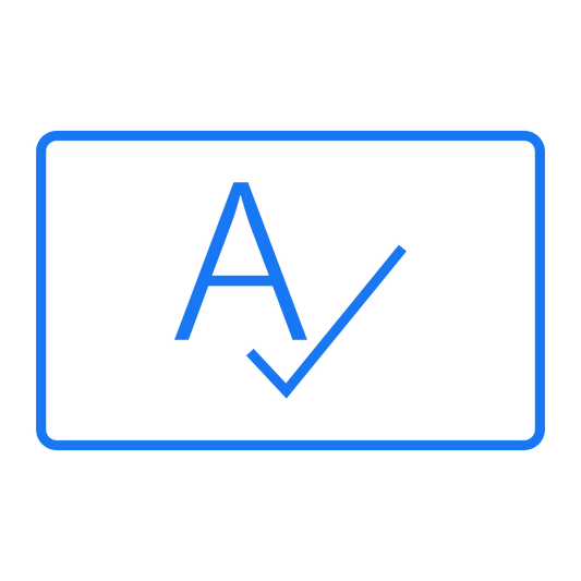 Rechtschreibprüfung ICON